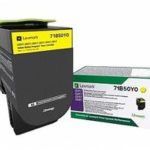 טונר לקסמרק צהוב LEXMARK 71B50Y0  2.3K