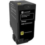 טונר לקסמרק צהוב LEXMARK 74C5SYE  7K
