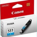 ראש דיו קנון כחול CANON CLI551C 0.3K