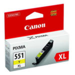 ראש דיו קנון צהוב CANON CLI551XLY 0.7K