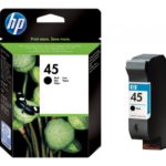 ראש דיו שחור HP 45 51645AE 0.93K